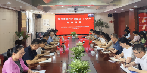 公司党总支组织开展&ldquo;七一&rdquo;主题党课活动