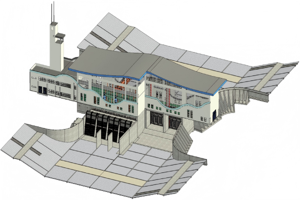 &ldquo;BIM+&rdquo;技术在太湖治理九曲河枢纽精细化管理中的应用与研究