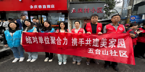 志愿服务进社区 清洁打扫暖人心